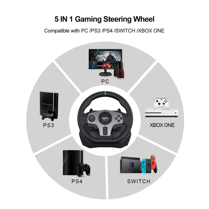 Gaming Steering Wheel PXN V9