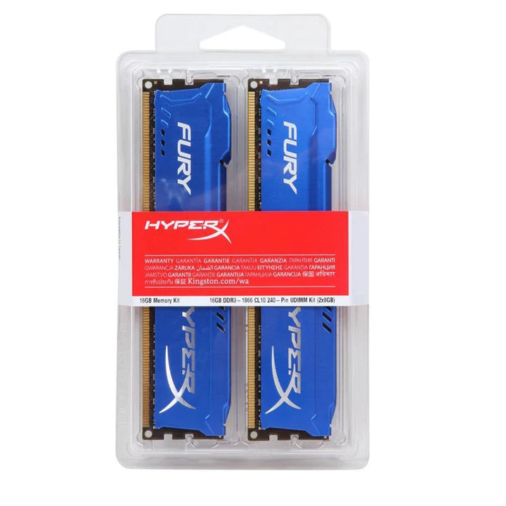 HyperX Fury - Kit RAM - DDR3 8GB (2x4GB) 16GB (2x8GB)