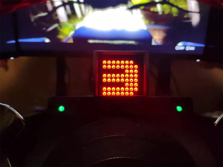 PC Simulation Racing Game Dashboard Display Meters