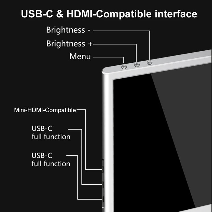 14 inches Laptop Expansion Screen FHD for 2 Displays