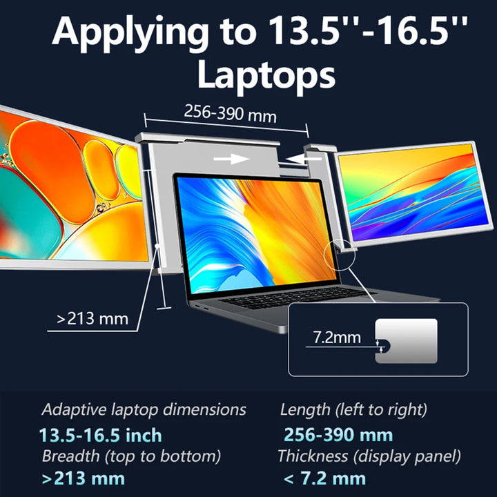 14 inches Laptop Expansion Screen FHD for 2 Displays